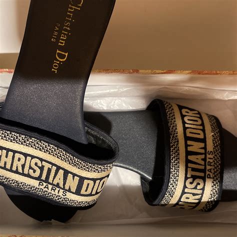 dior alide|christian dior slides for sale.